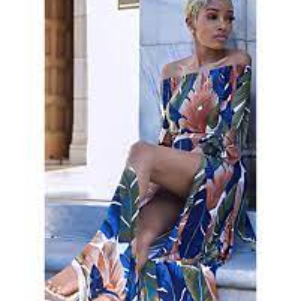 NEW! "Night Moves" Romper Thigh Split Leg Maxi Midi Dress | FASHION NOVA - Picture 8 of 8